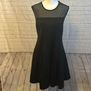 Sleeveless black dress